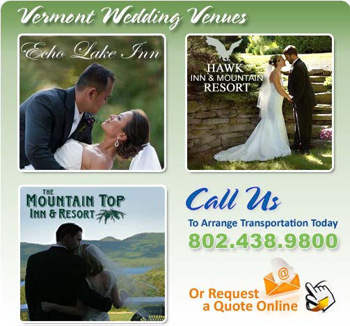 Plan your wedding in Vermont and Let Killington Express Shuttle Serve all of your Wedding Day Transportation Needs